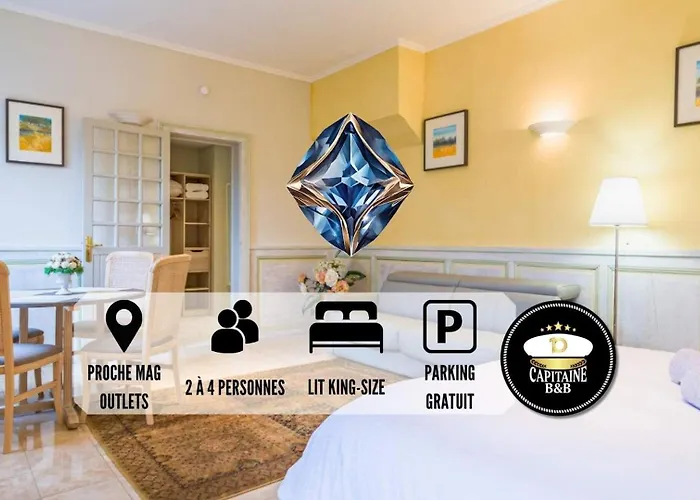 Le SAPHIR - Confort - Proche Mag Outlet Troyes - Parking gratuit